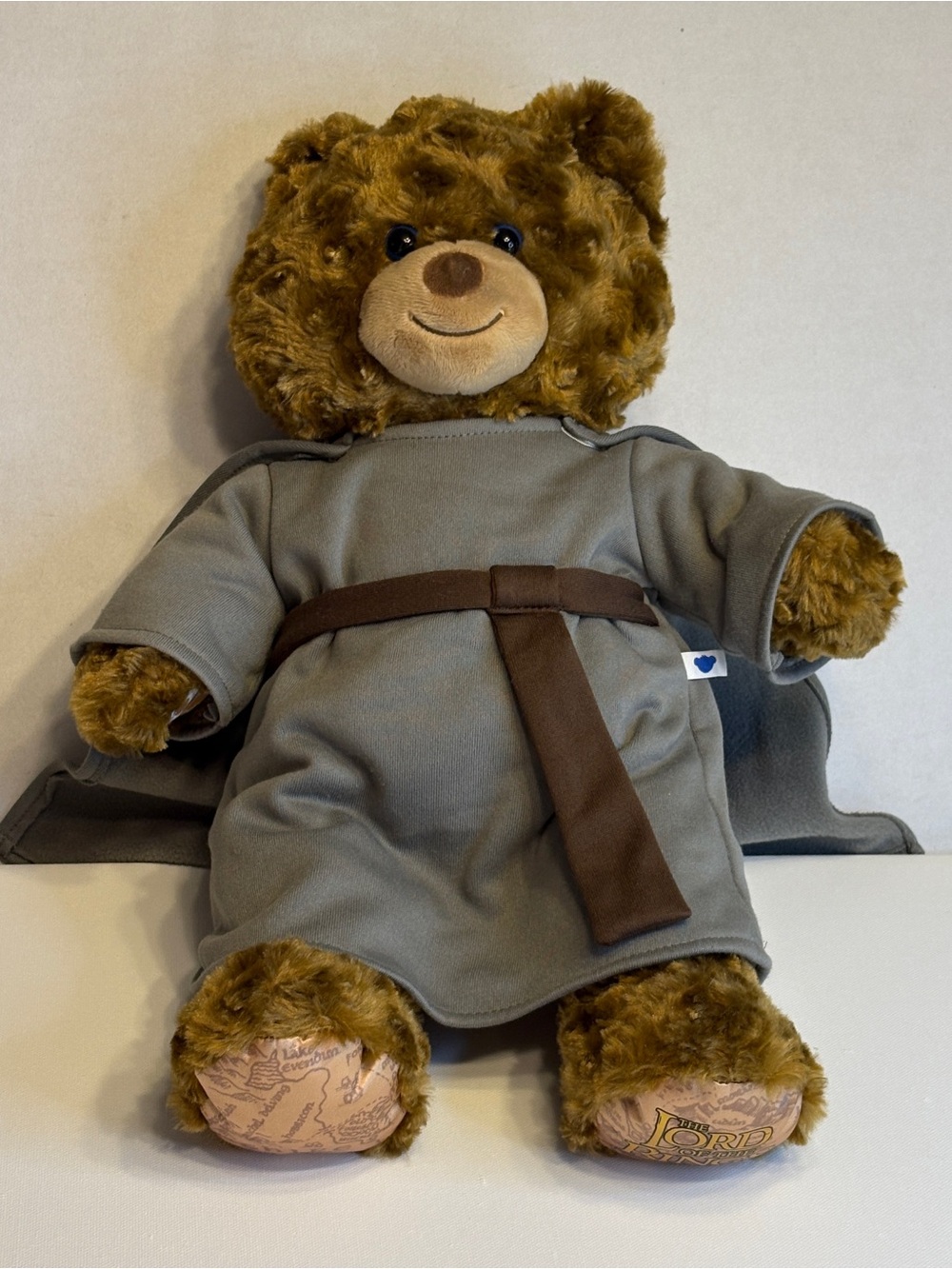 Build a Bear Lord of the Rings Plush Gray Gandalf Robe (BAB)